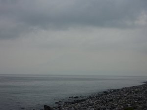 今朝の御浜岬