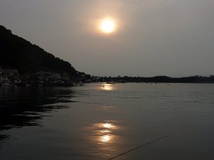 戸田港の夕暮れ
