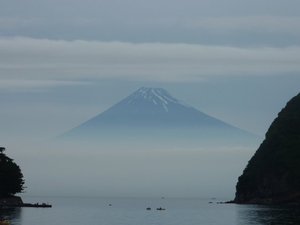 今日の富士山（戸田港より）