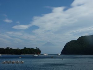 今日の富士山（戸田港より）
