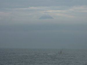 今日の富士山（戸田港より）
