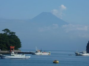 今日の富士山（戸田港より）