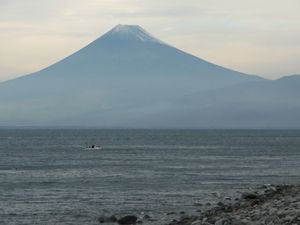 今日の富士山（戸田港から）