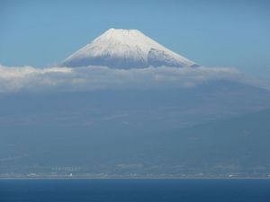 朝の富士山（出会い岬）