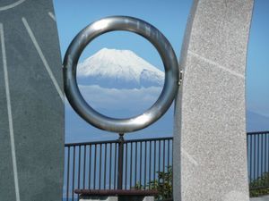 朝の富士山（出会い岬）