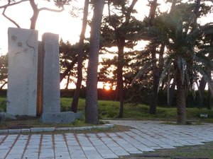 戸田港の日没