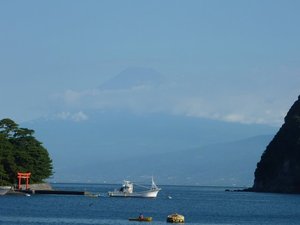 今日の富士山（戸田港より）