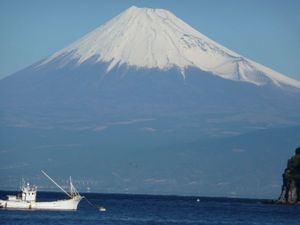 今朝の富士山