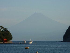 今日の富士山（戸田港）
