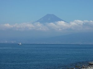 今日の富士山（戸田港より）