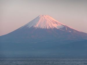 今日の富士山（戸田港より）