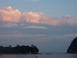 今日の富士山（戸田港より）