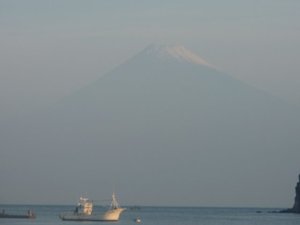 今日の富士山（戸田港）