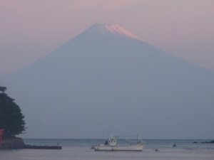 今日の富士山（戸田港）