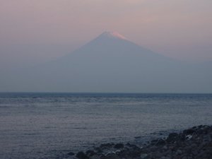 今日の富士山（戸田港）