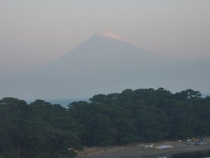今日の富士山（戸田港より）