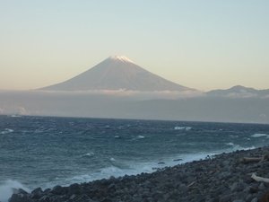 今日の富士山（戸田港より）