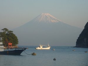 今日の富士山（戸田港）