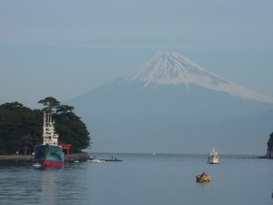 今日の富士山（戸田港）