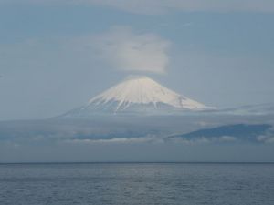 今日の富士山（戸田港より）