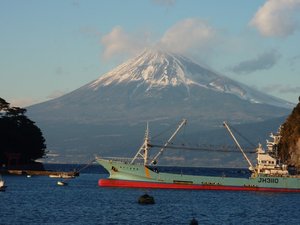 今日の富士山（戸田港）