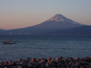今日の富士山（戸田港）