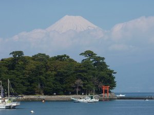 今日の富士山（戸田港）