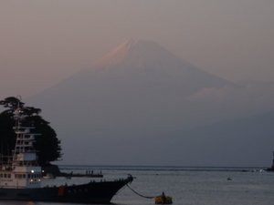 戸田港の夕日