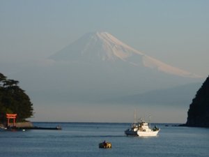 今日の富士山（戸田港）