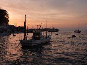 戸田港の夕暮れ