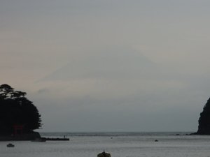 今日の富士山（戸田港）