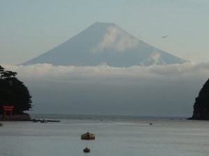 今日の富士山（戸田港）