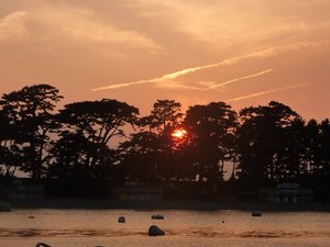 戸田港の夕暮れ