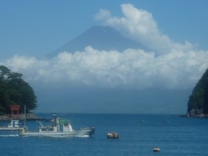 今日の富士山（戸田港）