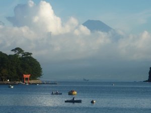 今日の富士山（戸田港）