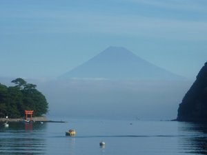 今日の富士山（戸田港）