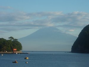 今日の富士山（戸田港）