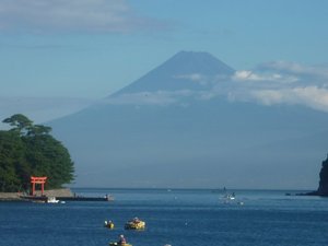 今日の富士山（戸田港）