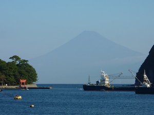 今日の富士山（戸田港）