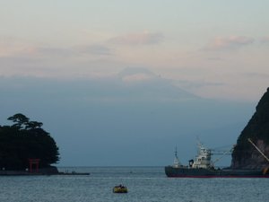 今日の富士山（戸田港）