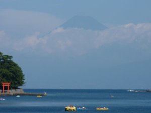 今日の富士山（戸田港）