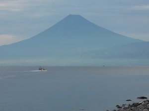 早朝の富士山