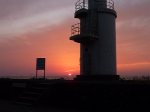 戸田の夕日