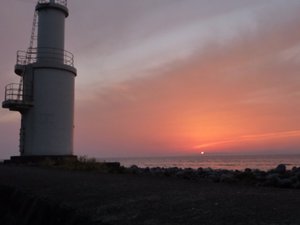 戸田の夕日