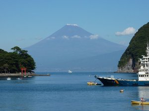 今日の富士山（戸田港）