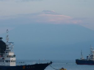 今日の富士山（戸田港）
