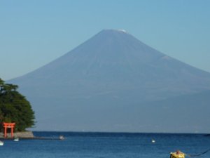 今日の富士山（戸田港）