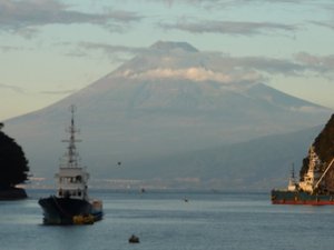 今日の富士山（戸田港）