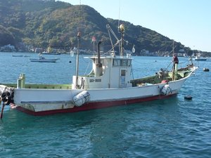 高足ガニのカゴ網漁（戸田港）