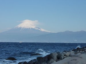 今日の富士山（戸田港）